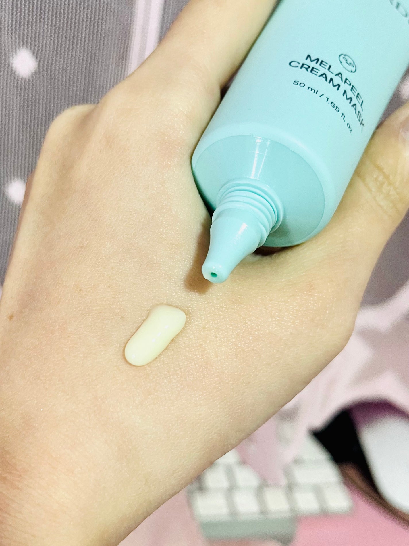 メラピールクリームマスク/CHARDE/ピーリングを使ったクチコミ(2枚目)