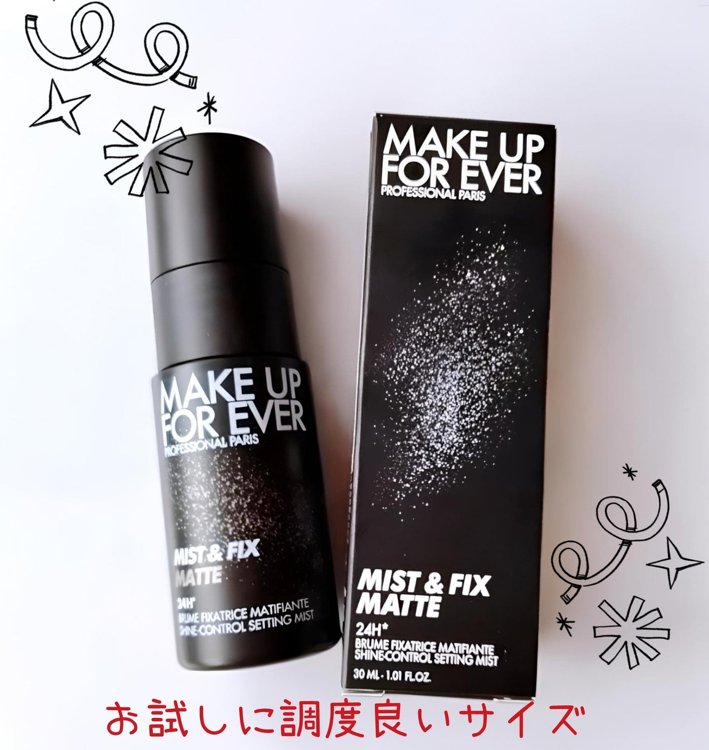 ミスト&フィックス マット/MAKE UP FOR EVER/ミスト状化粧水を使ったクチコミ(3枚目)
