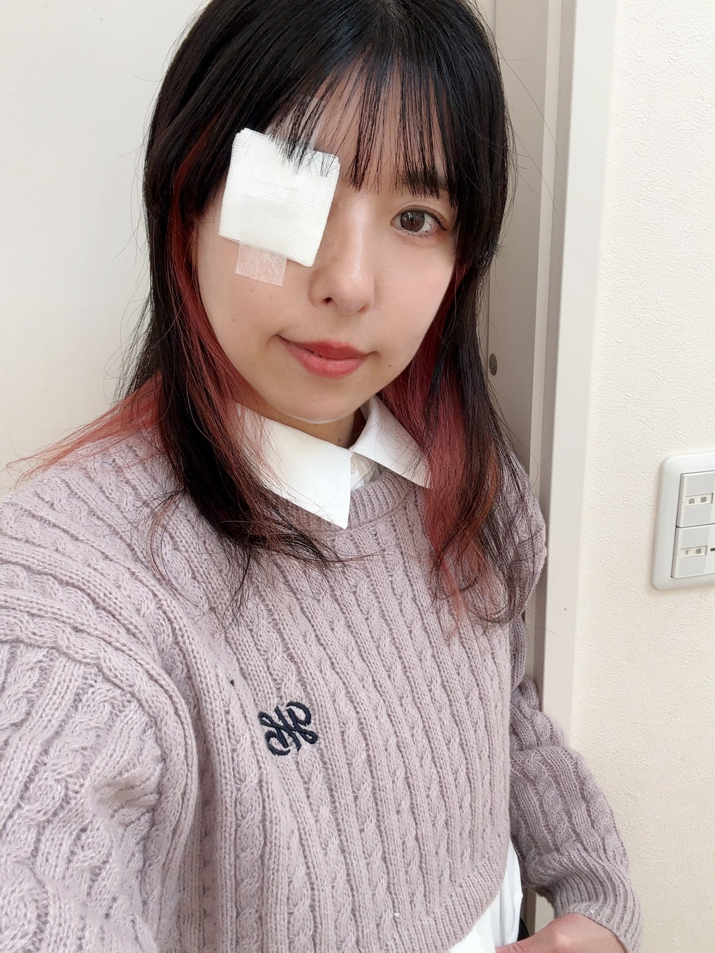 クロップド丈ケーブルニット×シャツアンサンブル/GRL/その他を使ったクチコミ(4枚目)