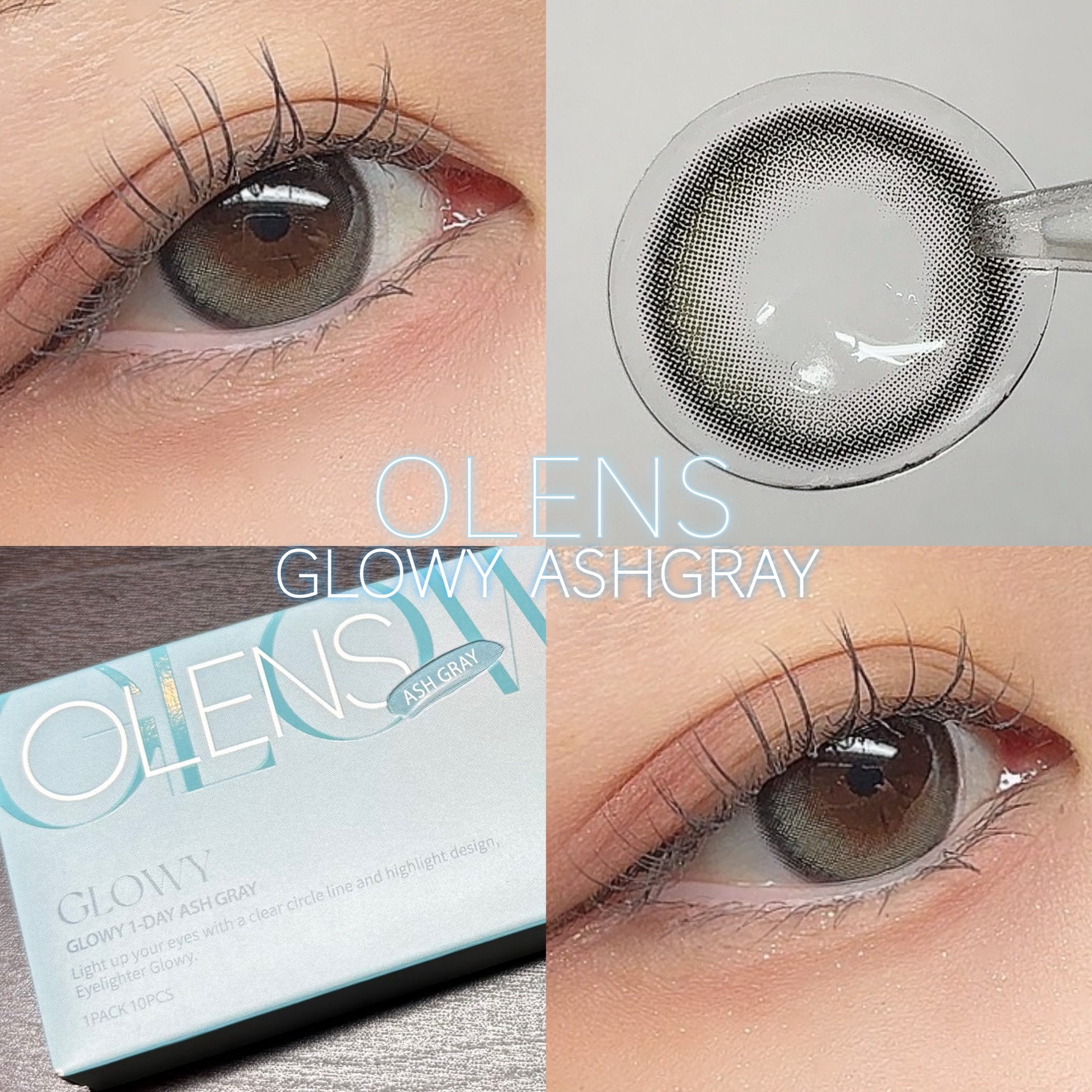 Glowy 1day/OLENS/ワンデー（１DAY）カラコンを使ったクチコミ（1枚目）