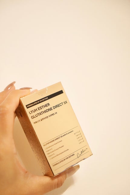 ヨエスターグルタチオンダイレクト5X/ESTHER FORMULA/美容サプリメントを使ったクチコミ(6枚目)