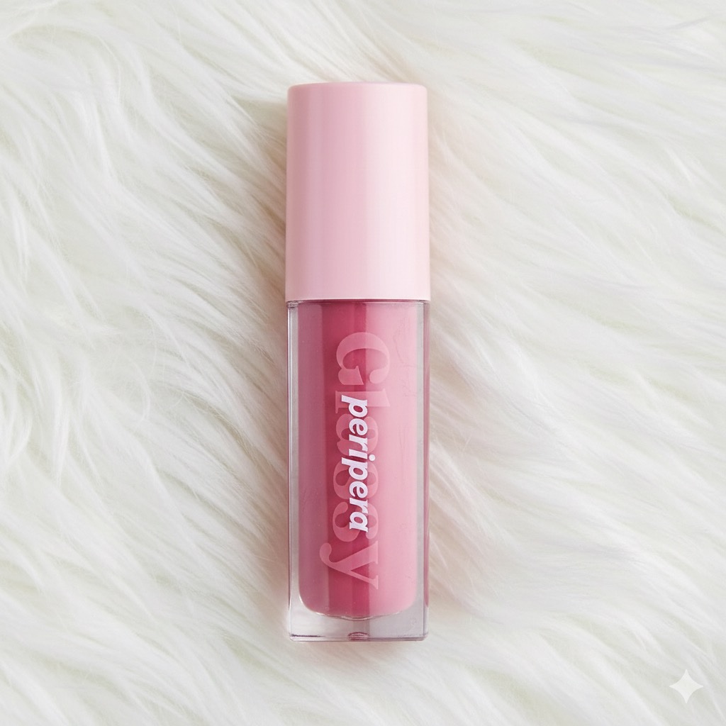 インク グラスティング リップ グロス 12 コンフィー コージー(COMFY COZY)/PERIPERA/リップグロスを使ったクチコミ（1枚目）