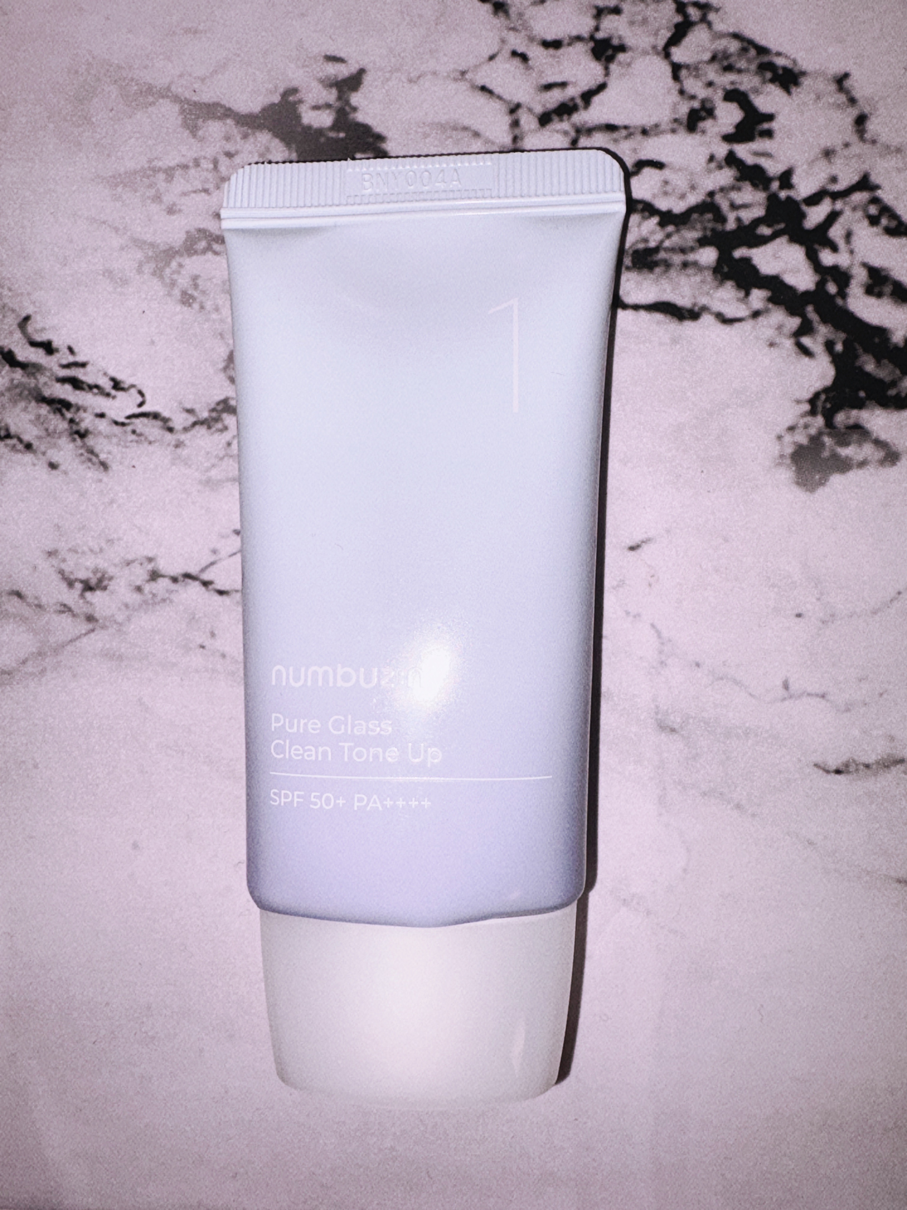 1番 ガラス玉トーンアップクリーム/numbuzin/日焼け止めクリームを使ったクチコミ（1枚目）
