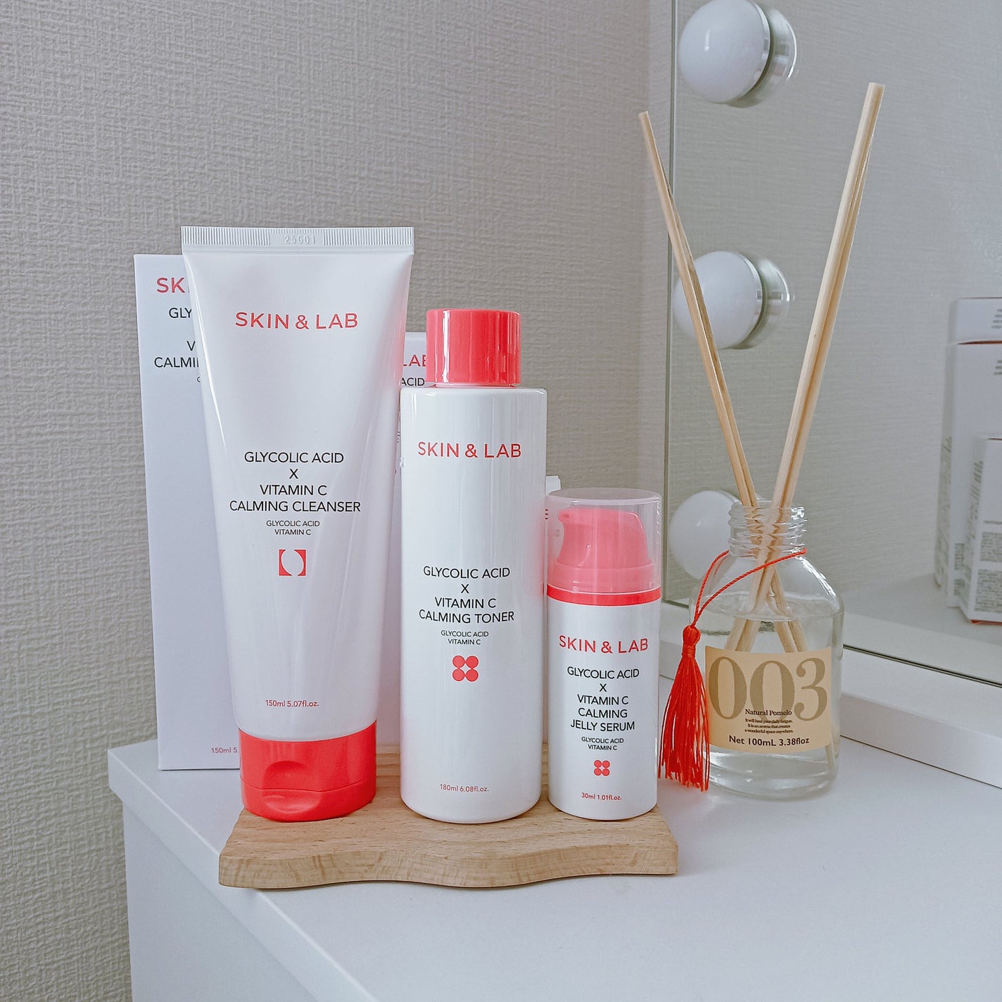 グリコール酸×ビタミンC カーミングゼリーセラム/SKIN&LAB/美容液を使ったクチコミ(6枚目)