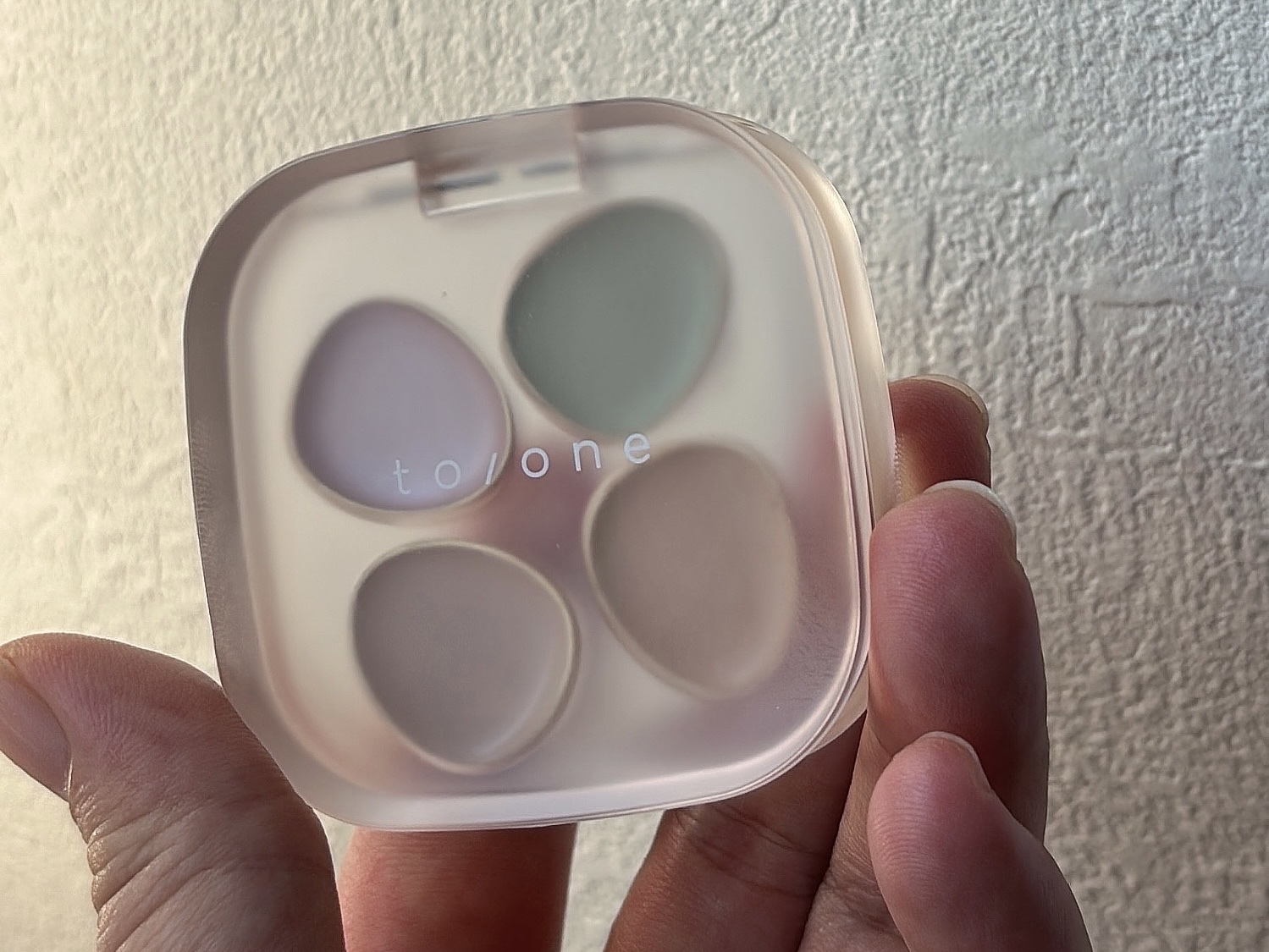 トーン ペタル フロート フローレス タッチ/to/one/パレットコンシーラーを使ったクチコミ（1枚目）