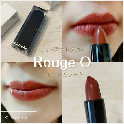 セルヴォーク ルージュ オー ミューテッドグロウ/Celvoke/口紅を使ったクチコミ(1枚目)