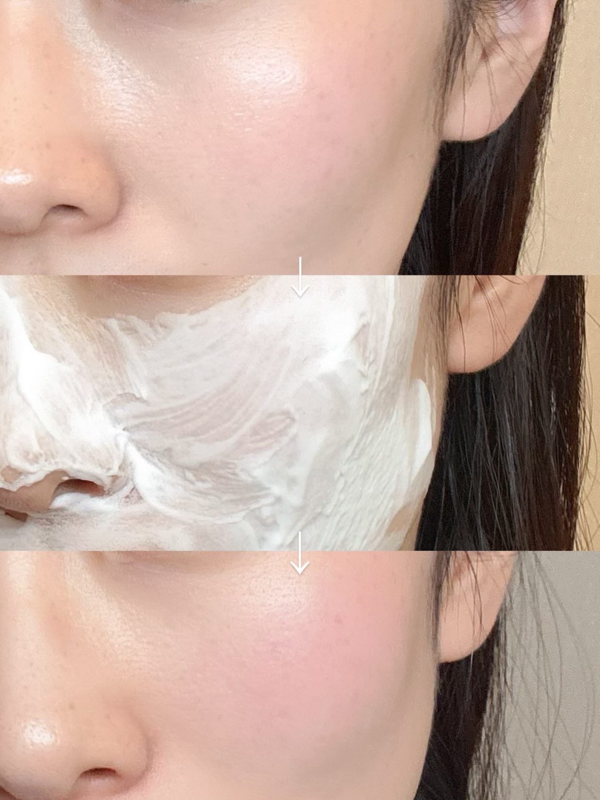 p/d 洗い流さない濃密泡パック/p/d/その他スキンケアを使ったクチコミ(3枚目)