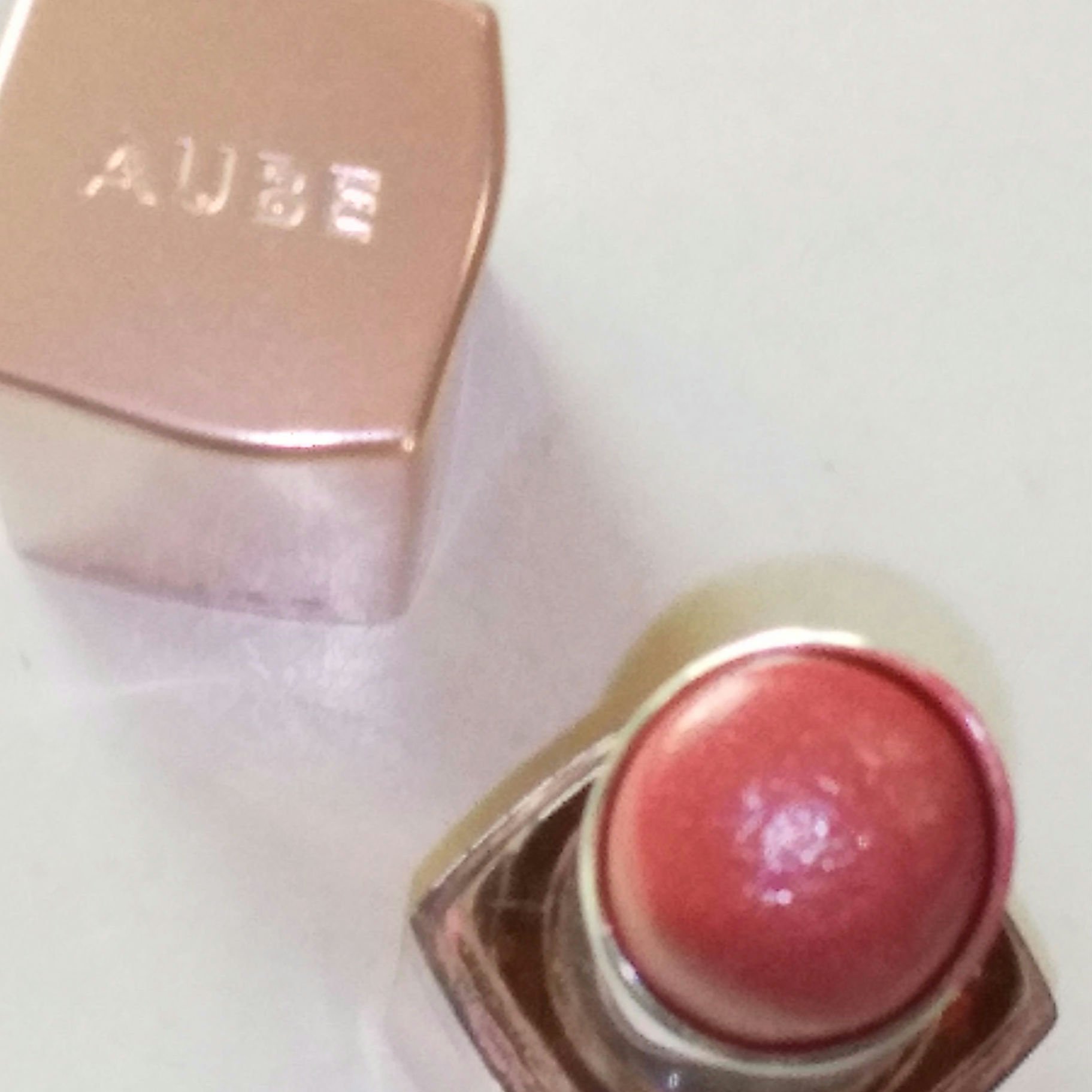 なめらか質感ひと塗りルージュ/AUBE/口紅を使ったクチコミ（1枚目）