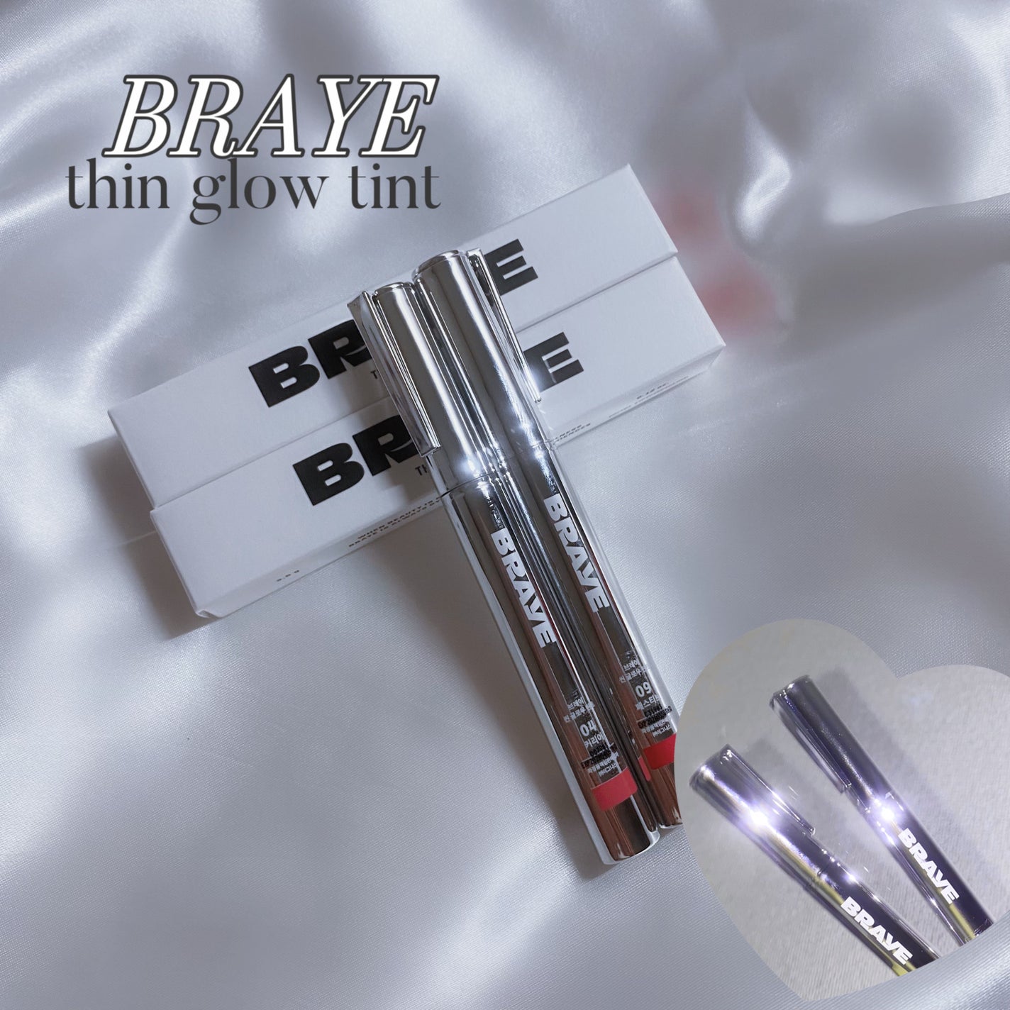 THIN GLOW TINT/BRAYE/口紅を使ったクチコミ(1枚目)