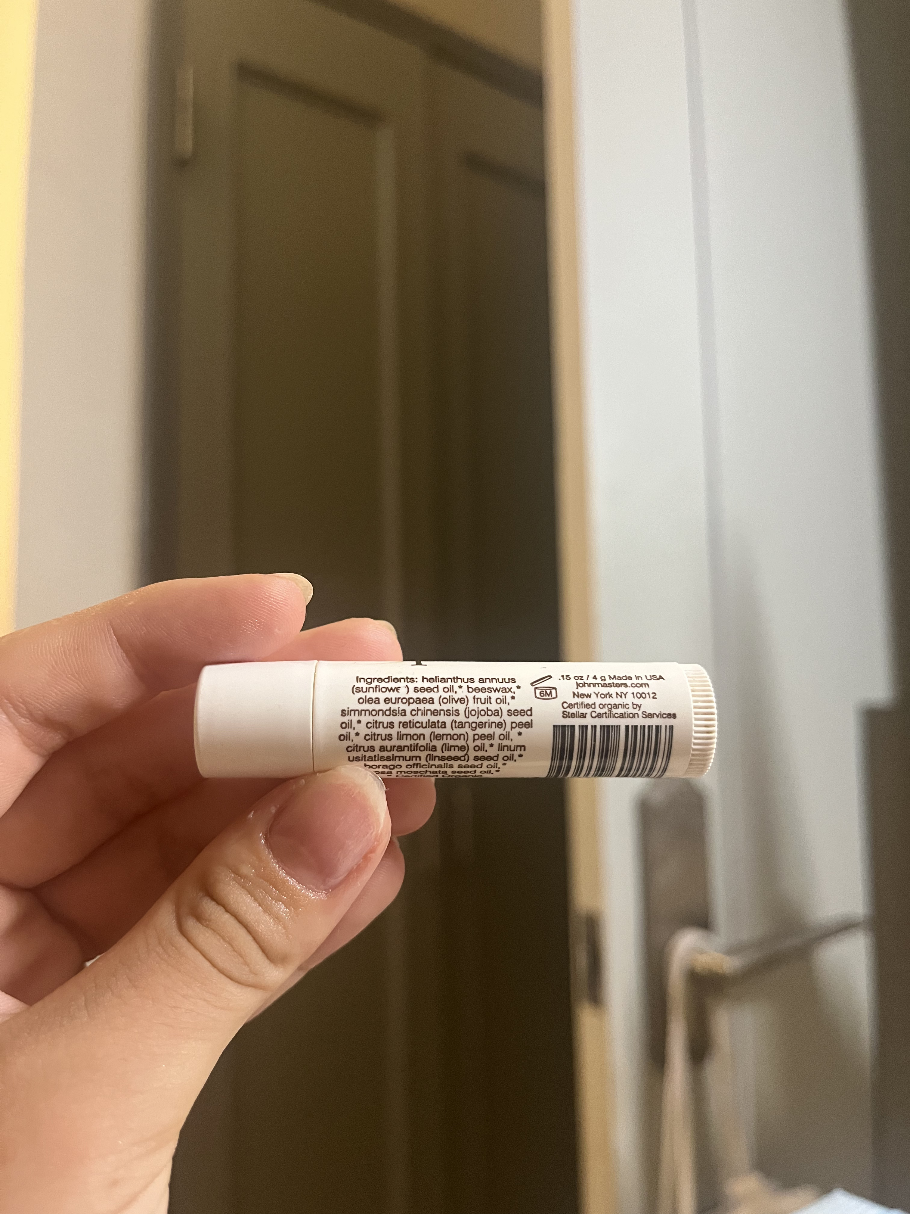 リップカーム オリジナルシトラス/john masters organics/リップクリームを使ったクチコミ（3枚目）