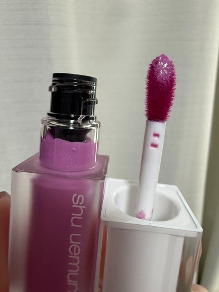 キヌケアグローアップ グリーム/shu uemura/口紅を使ったクチコミ(2枚目)