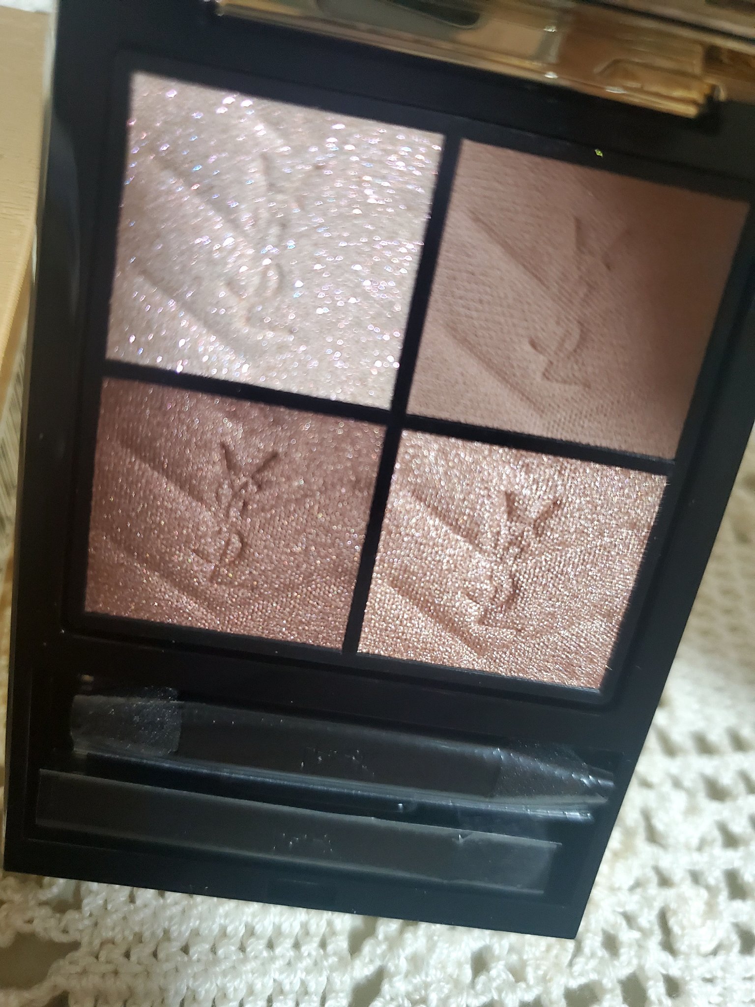 クチュール ミニ クラッチ/YVES SAINT LAURENT BEAUTE/アイシャドウパレットを使ったクチコミ（3枚目）