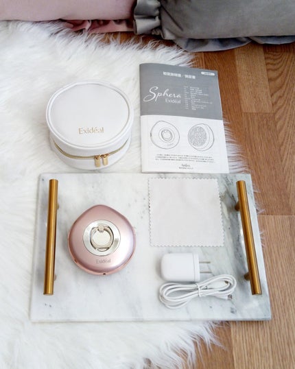 エクスイディアル スフェラ シャンパンピンク/エクスイディアル/美顔器・マッサージの画像