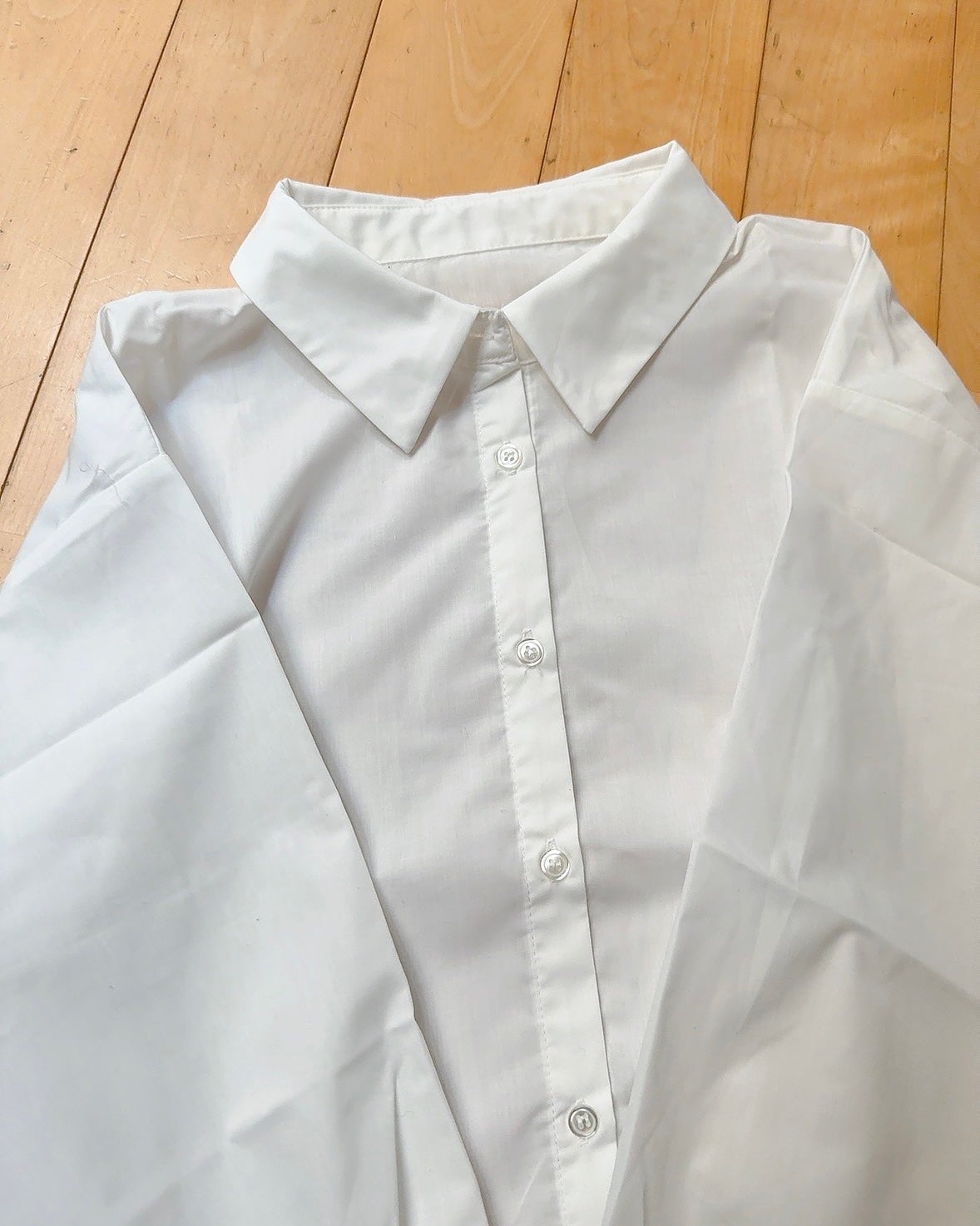 クロップド丈ケーブルニット×シャツアンサンブル/GRL/その他を使ったクチコミ(3枚目)