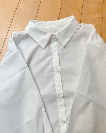 クロップド丈ケーブルニット×シャツアンサンブル/GRL/その他を使ったクチコミ(3枚目)