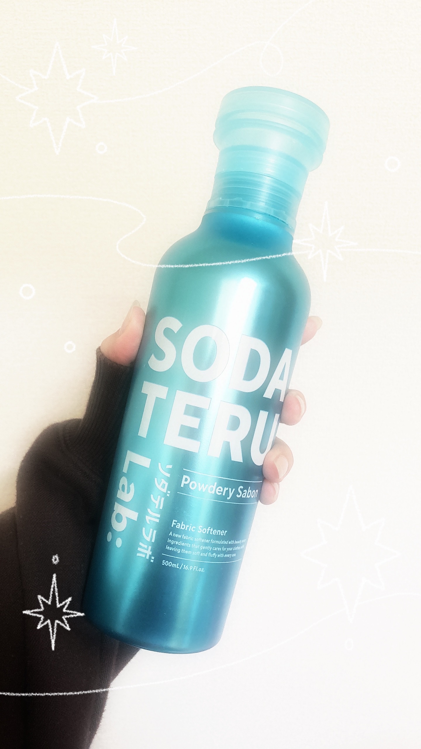 柔軟剤（パウダリーサボンの香り）/ソダテルラボ/柔軟剤を使ったクチコミ（1枚目）