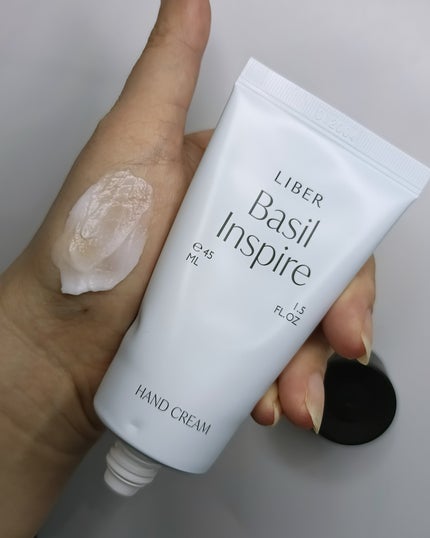 ハンドクリーム Basil Inspire (バジル・インスパイア)/LIBER/ハンドクリームを使ったクチコミ(3枚目)