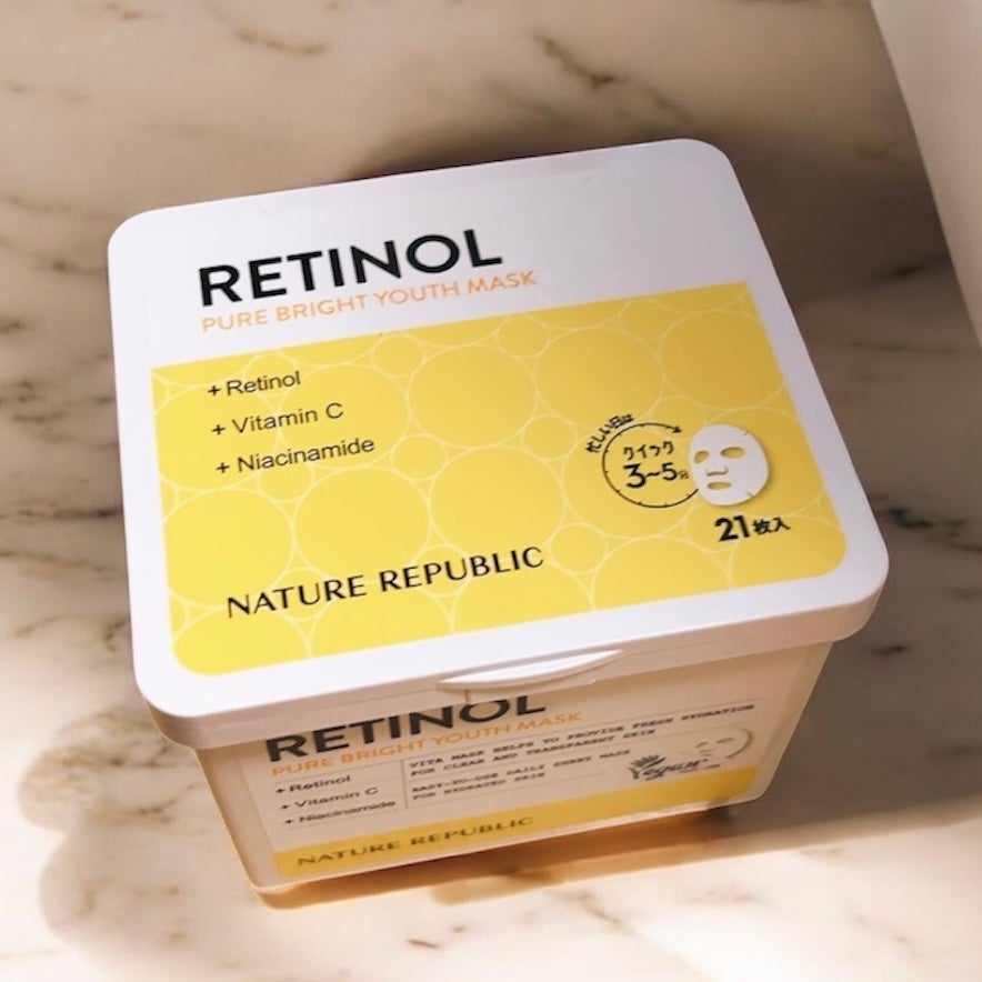 キューブマスク レチノール/ネイチャーリパブリック/シートマスク・パックを使ったクチコミ(1枚目)