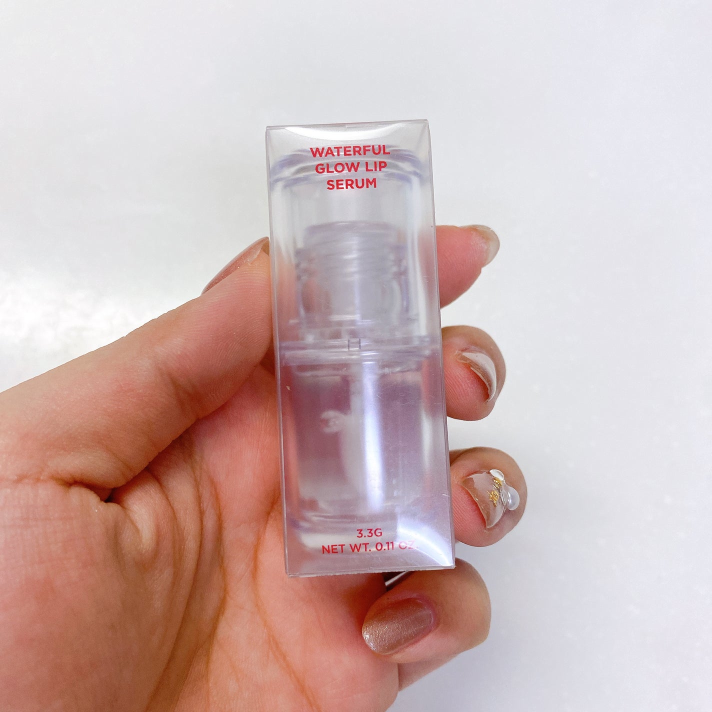 ウォータフルグロウティント/wakemake/リップティントを使ったクチコミ(4枚目)