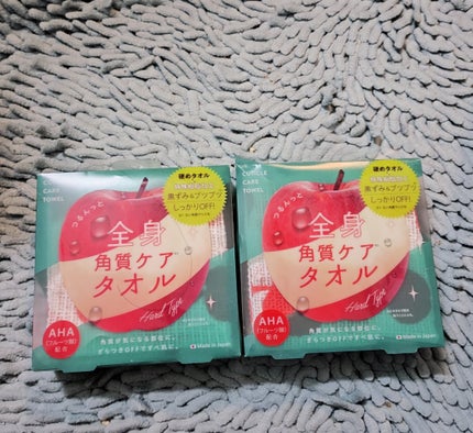 つるんっと全身角質ケアタオル /コジット/バスグッズを使ったクチコミ(1枚目)