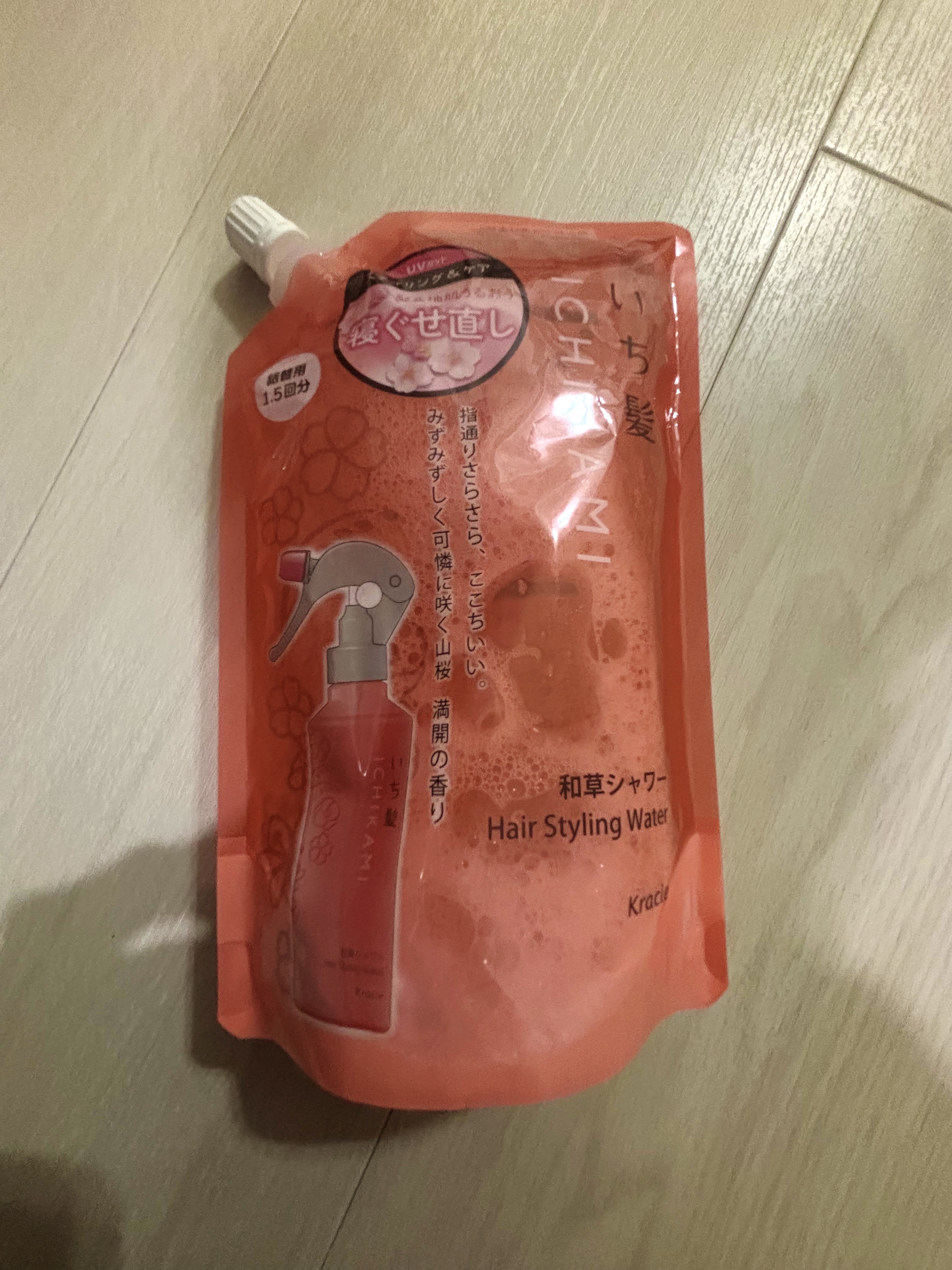 髪＆地肌うるおう寝ぐせ直し和草シャワー/いち髪/ヘアミストを使ったクチコミ（1枚目）