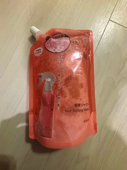 髪&地肌うるおう寝ぐせ直し和草シャワー/いち髪/ヘアミストを使ったクチコミ(1枚目)