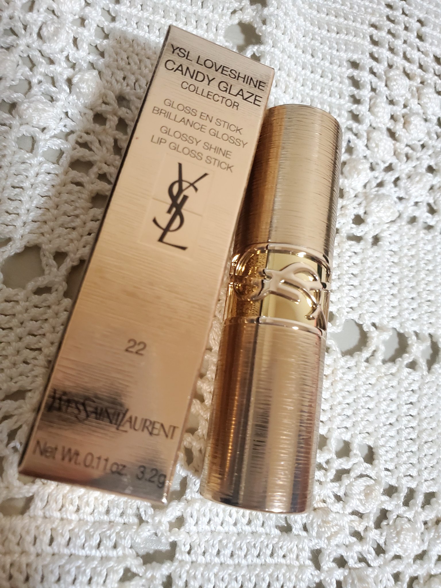 YSL ラブシャイン キャンディグレーズ/YVES SAINT LAURENT BEAUTE/口紅を使ったクチコミ（1枚目）