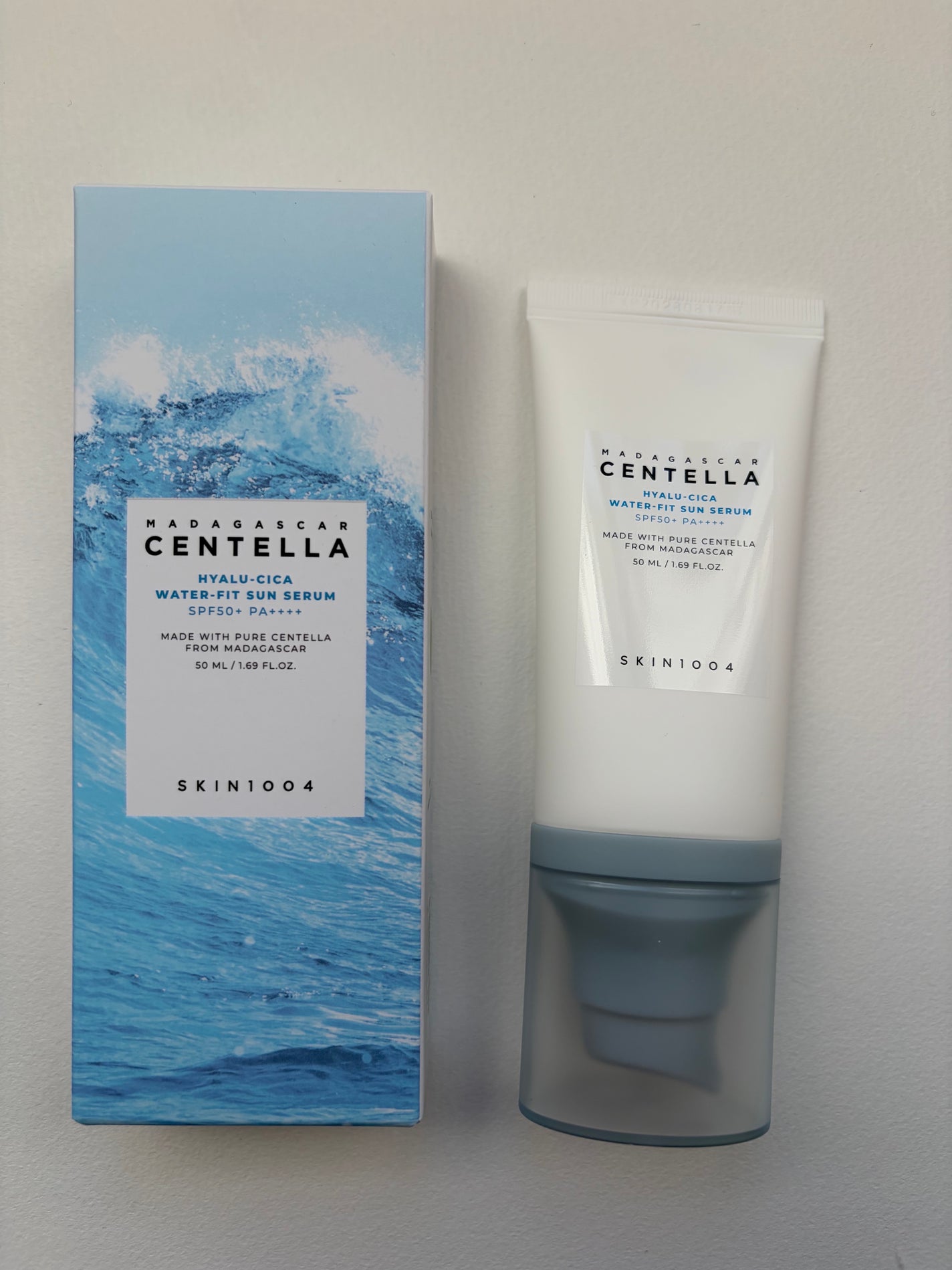 ヒアルーシカ ウォーターフィット サンセラム/SKIN1004/日焼け止めローションを使ったクチコミ(1枚目)