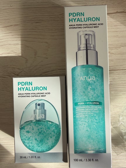 PDRNヒアルロン酸ハイドレイティングミスト/Anua/ミスト状化粧水を使ったクチコミ(1枚目)