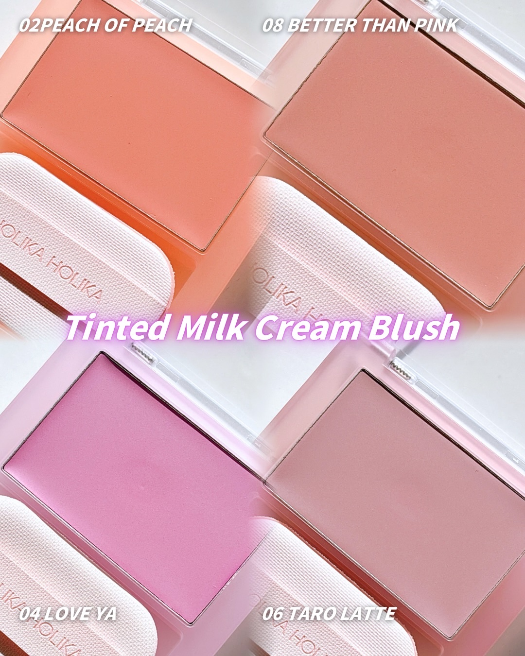 ティンテッドミルククリームブラッシュ  04 ラブヤ(Love Ya)/HOLIKA HOLIKA/ジェル・クリームチークを使ったクチコミ（2枚目）