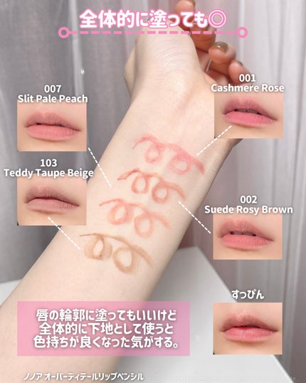 シャインロックリップティント/nonoer/リップティントを使ったクチコミ(2枚目)