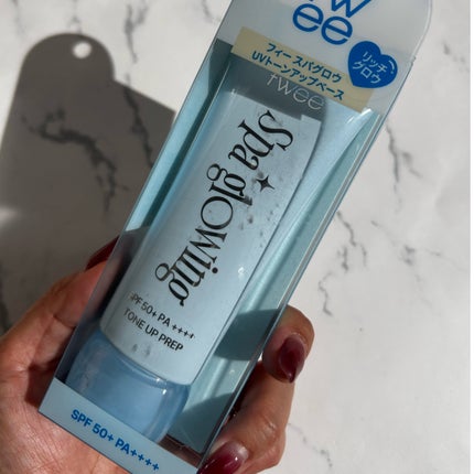 スパグロウUVトーンアップベース 02 リッチグロウ/fwee/化粧下地の画像