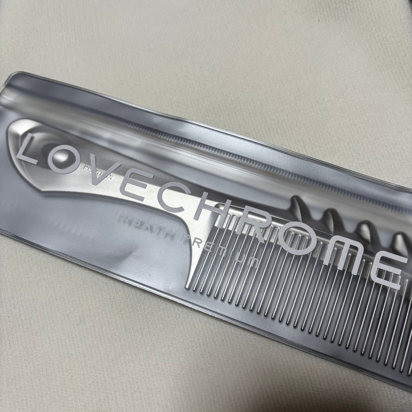 PG NAMI PREMIUM BLACK/LOVECHROME/ヘアコームを使ったクチコミ(1枚目)