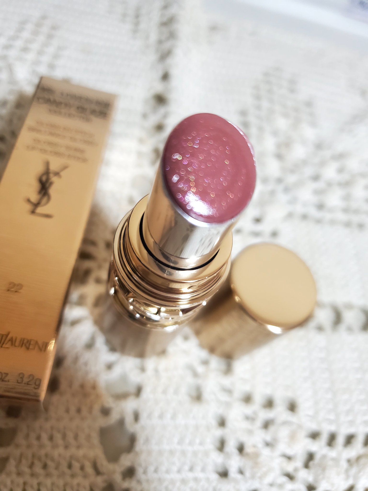 YSL ラブシャイン キャンディグレーズ/YVES SAINT LAURENT BEAUTE/口紅を使ったクチコミ（3枚目）