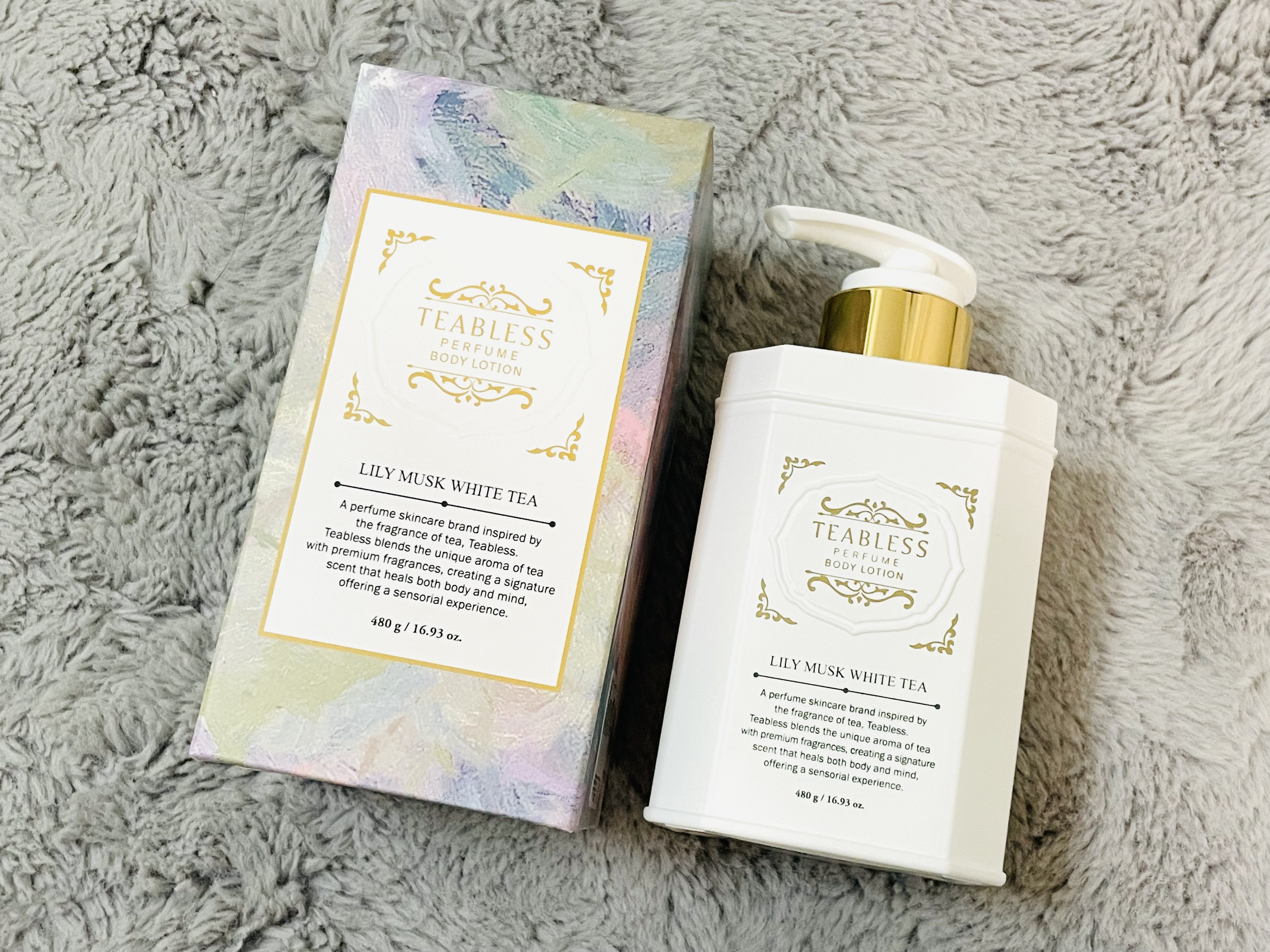 パフュームボディローション リリィムスクホワイトティー/TEABLESS/ボディローションを使ったクチコミ（2枚目）