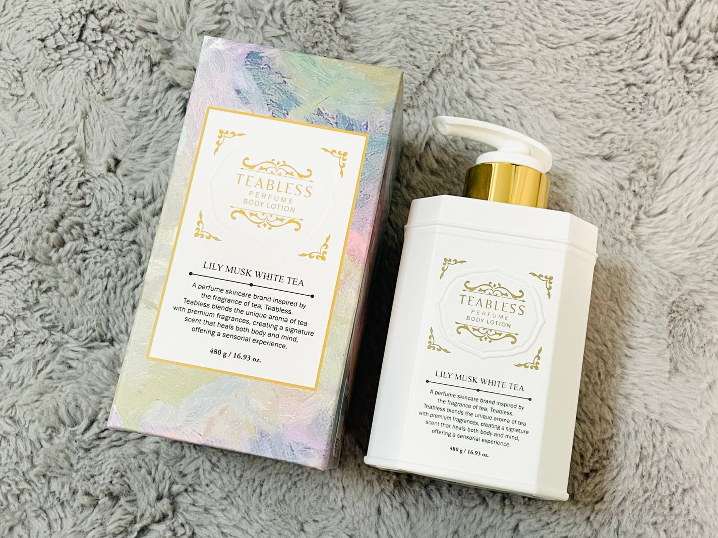 パフュームボディローション リリィムスクホワイトティー/TEABLESS/ボディローションを使ったクチコミ(2枚目)
