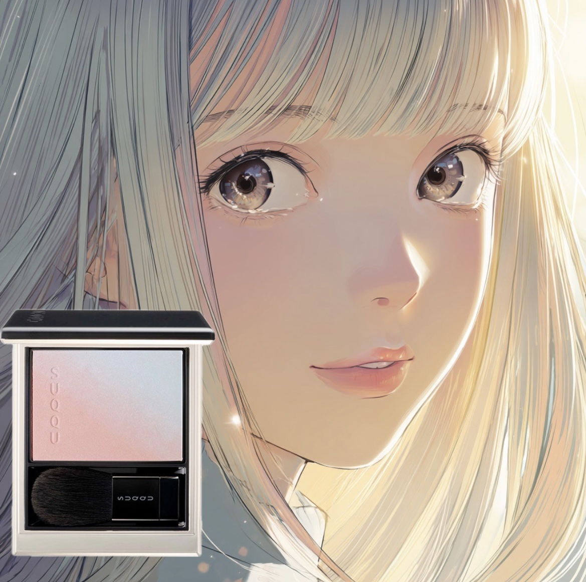 ブラーリング カラー ブラッシュ/SUQQU/パウダーチークを使ったクチコミ（1枚目）