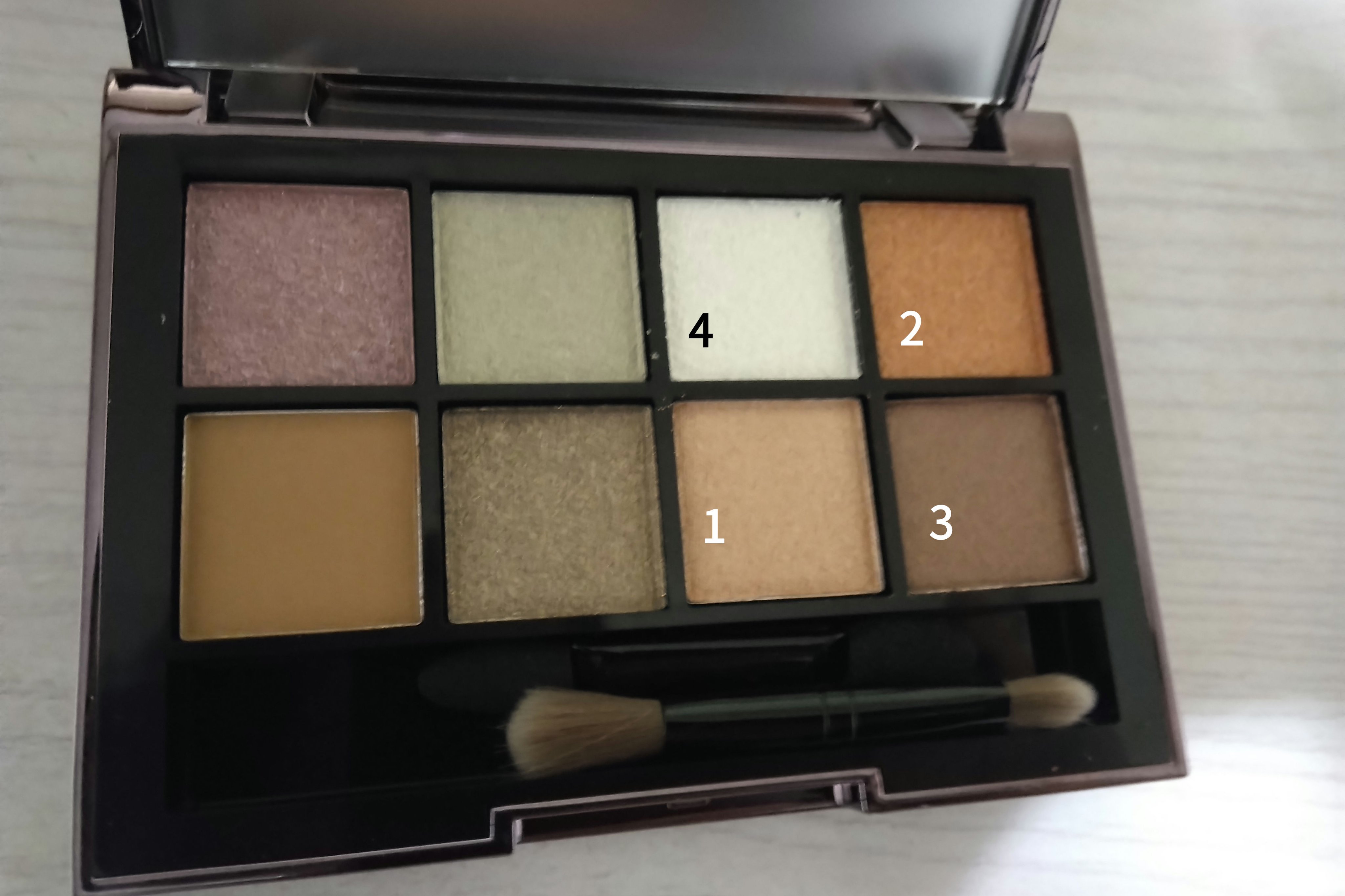 8色アイシャドウパレット/and us/アイシャドウパレットを使ったクチコミ（3枚目）