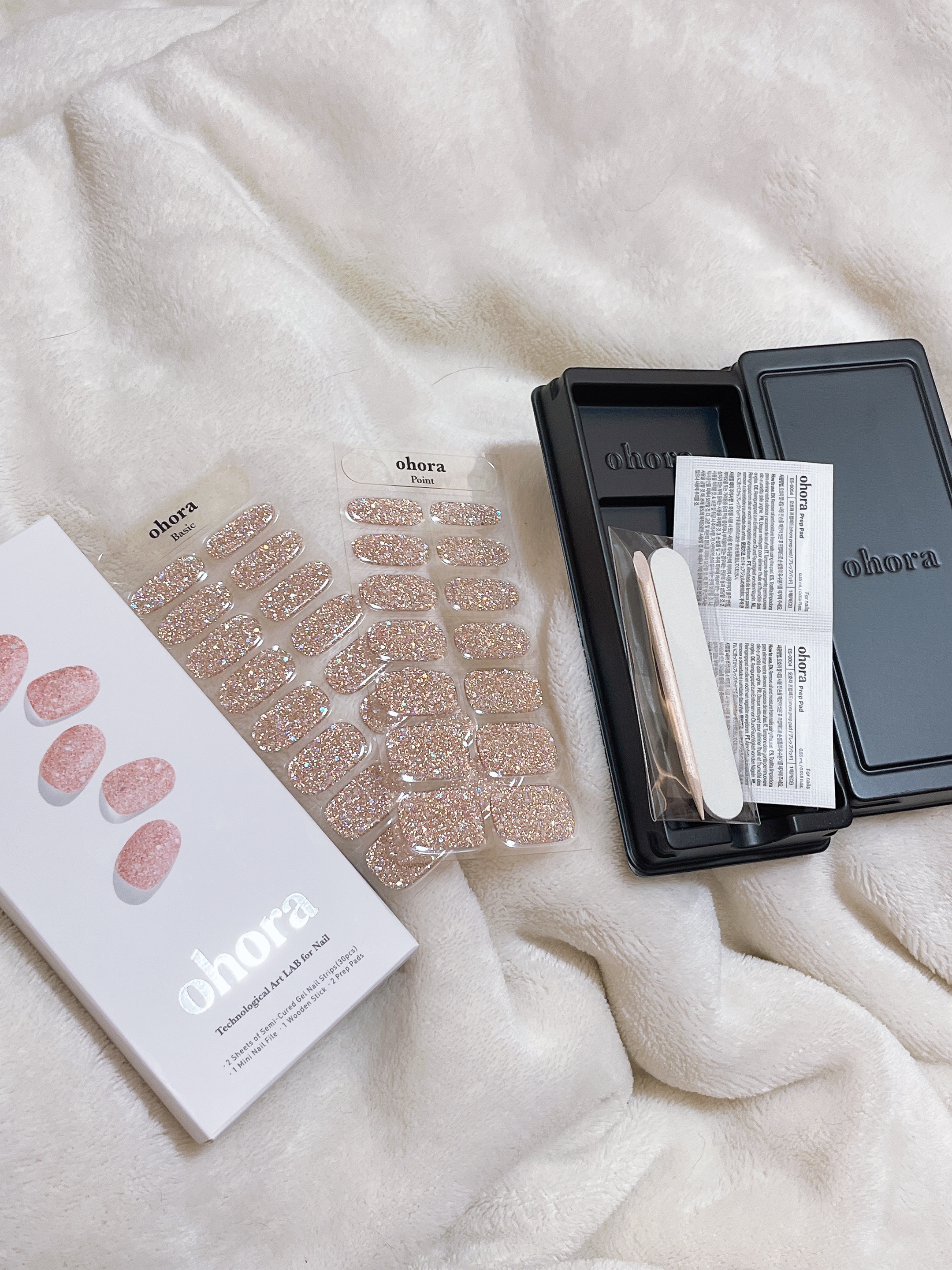 セミキュアジェルネイル（ハンド）/ohora/ネイルシールを使ったクチコミ（1枚目）