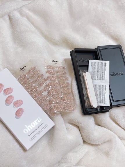 セミキュアジェルネイル(ハンド)/ohora/ネイルシールを使ったクチコミ(1枚目)