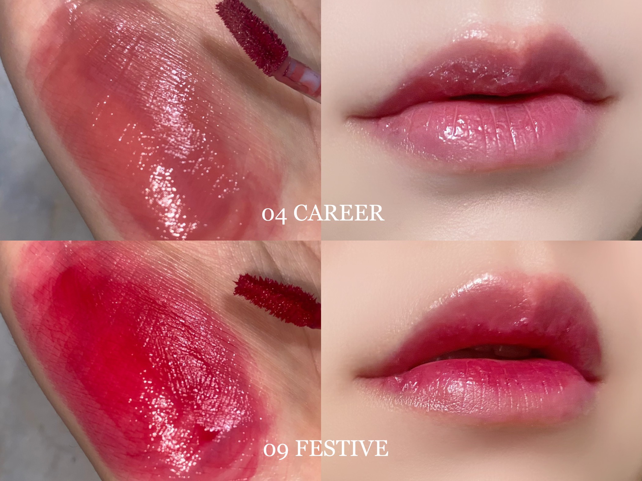 THIN GLOW TINT 09 フェスティブ(FESTIVE)/BRAYE/口紅を使ったクチコミ（2枚目）