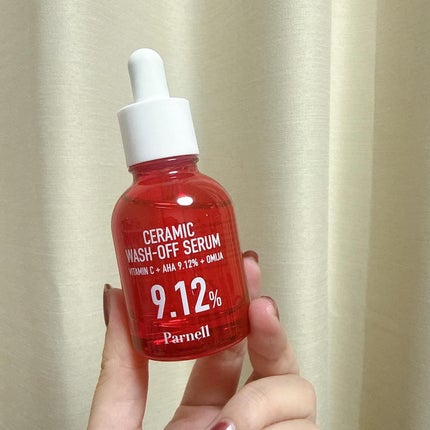 AHA 9.12 オミジャ 陶器肌 ウォッシュオフ セラム/parnell/美容液を使ったクチコミ(3枚目)