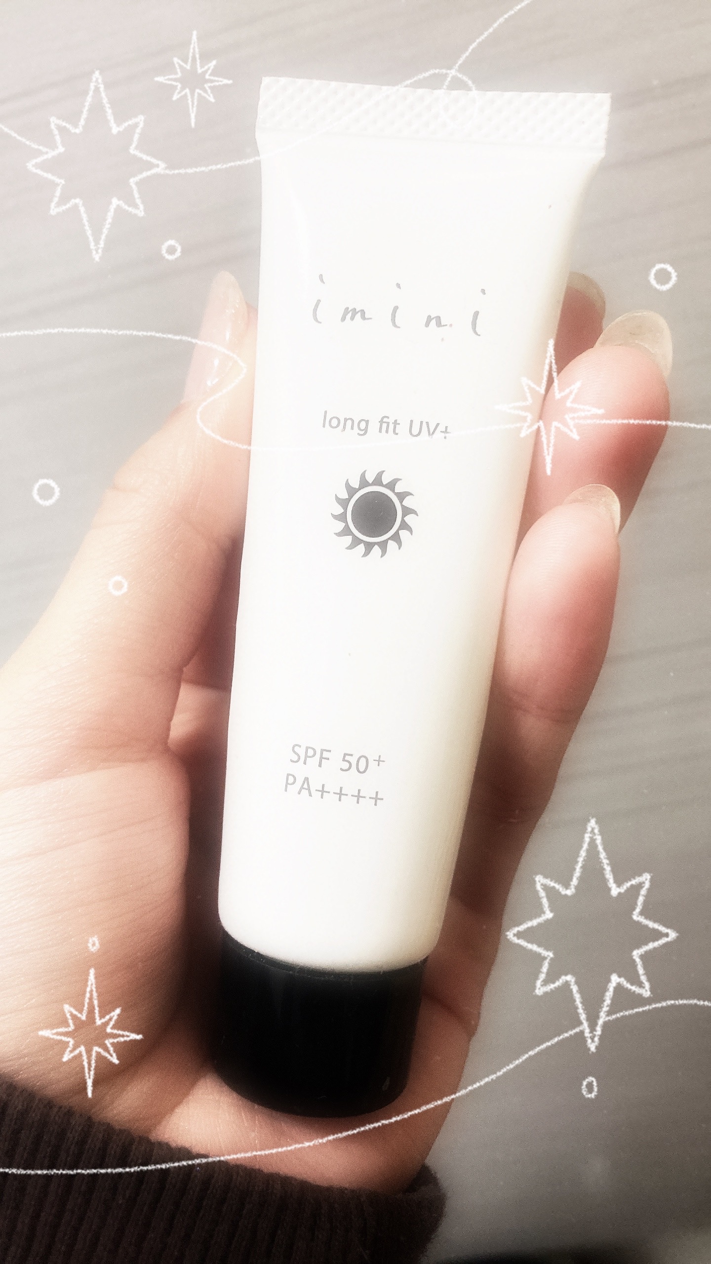 ロングフィットUV＋ /imini/日焼け止め・UVケアを使ったクチコミ（1枚目）