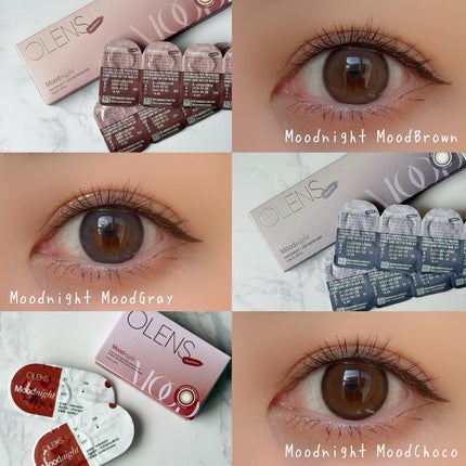 Moodnight 1day/OLENS/ワンデー(1DAY)カラコンを使ったクチコミ(1枚目)