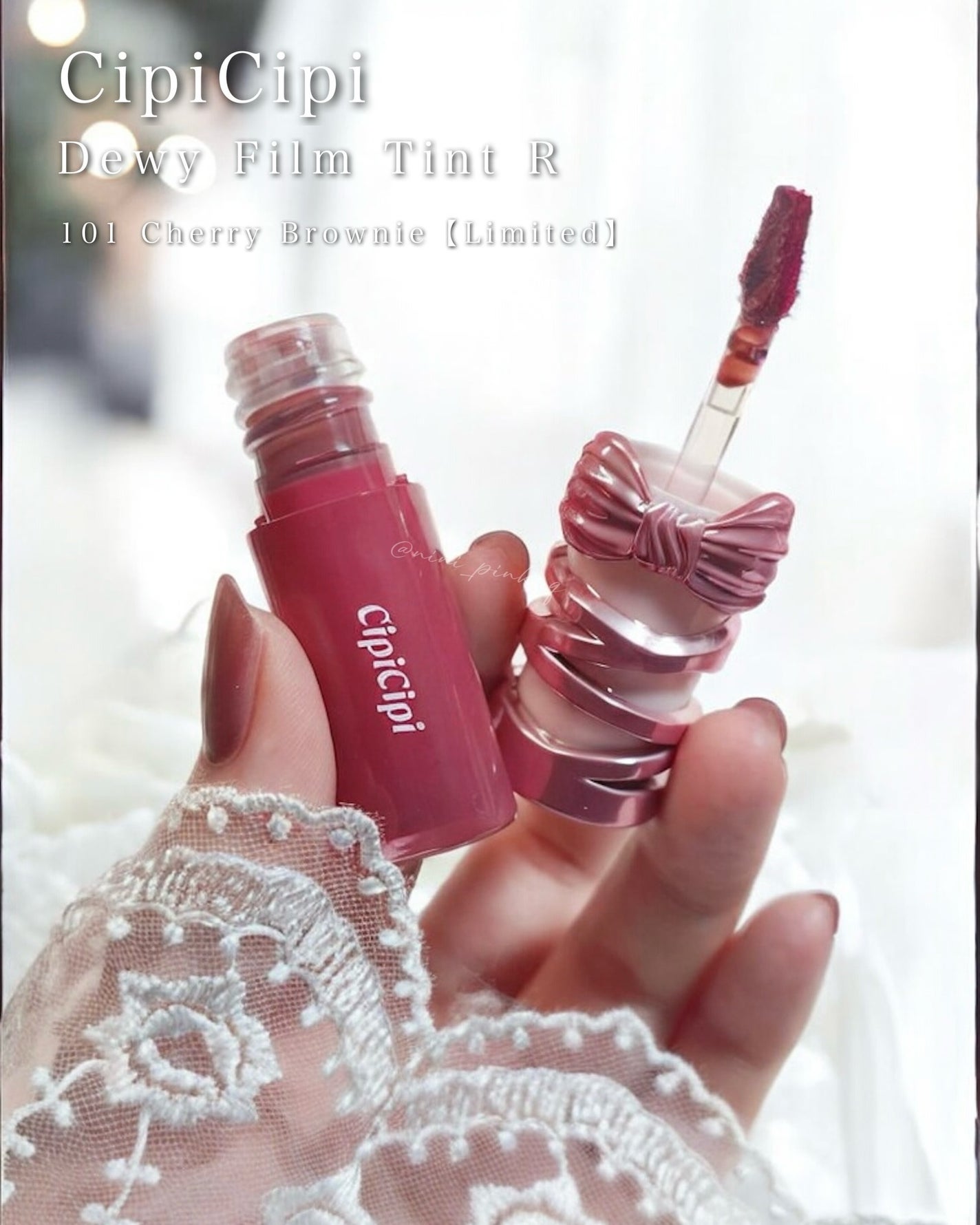 シピシピ デューイフィルムティント R/CipiCipi/リップティントを使ったクチコミ(2枚目)