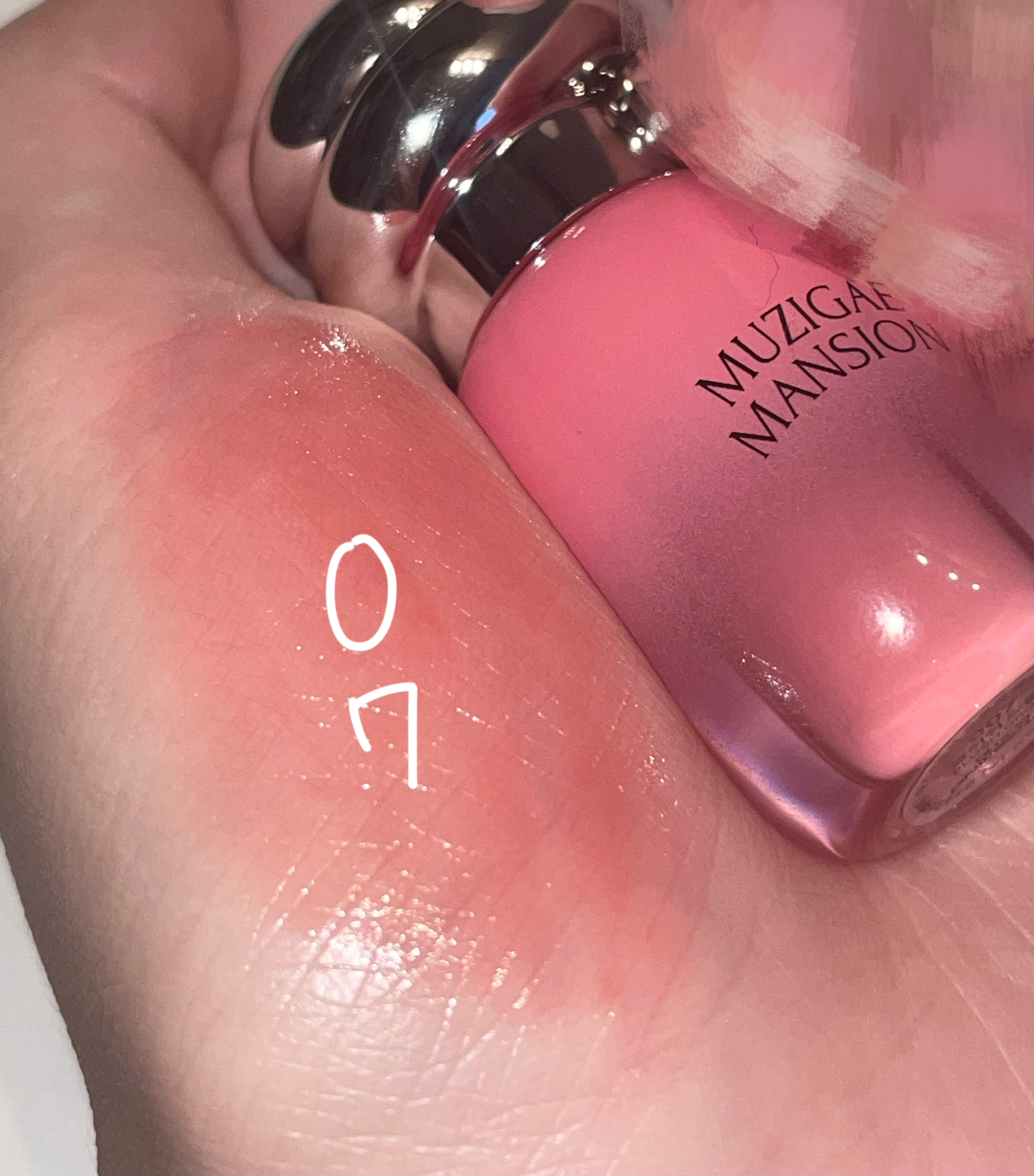 オブジェグロッシーミニ/MUZIGAE MANSION/リップティントを使ったクチコミ（3枚目）