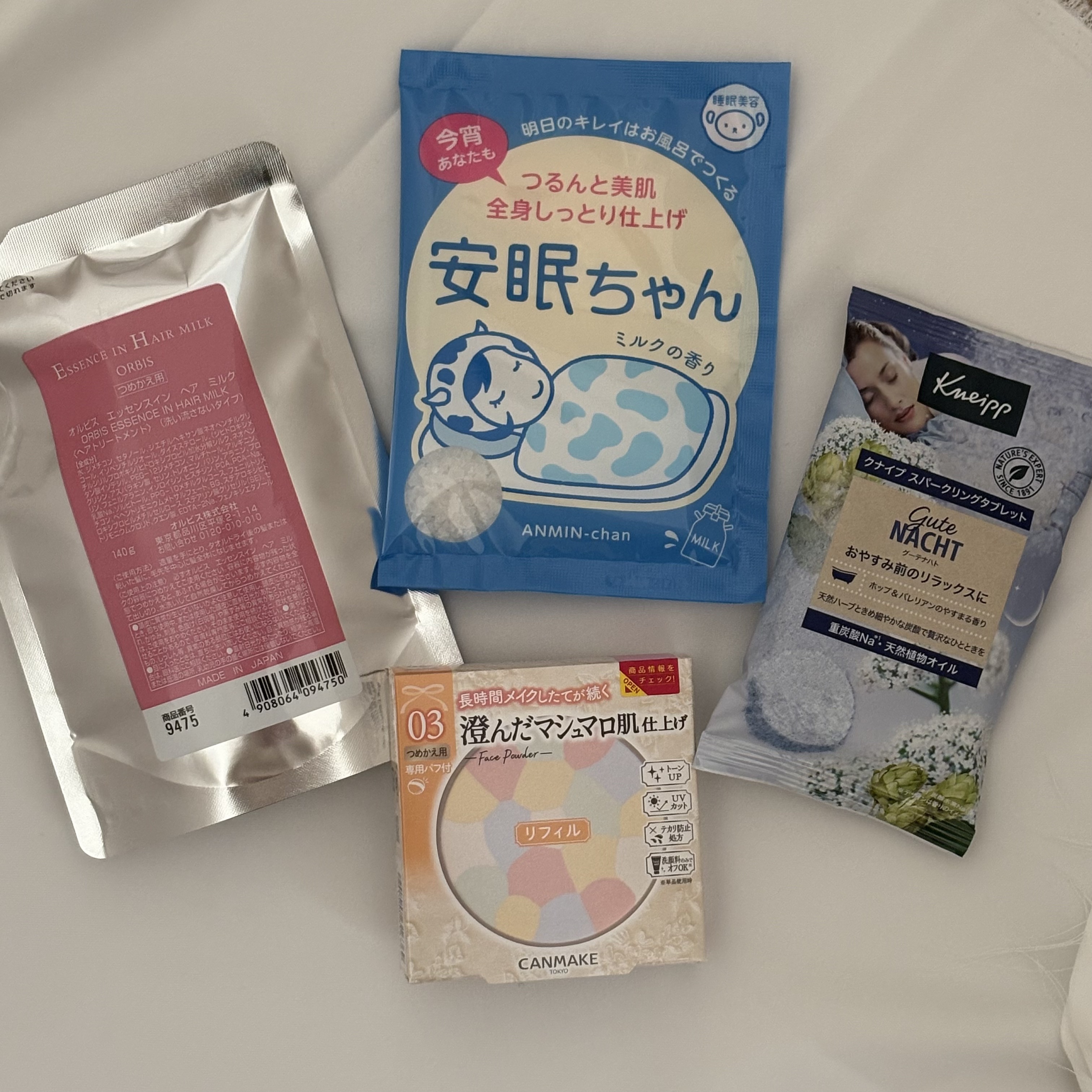 安眠ちゃん ミルクの香り/睡眠美容/保湿系入浴剤を使ったクチコミ（1枚目）