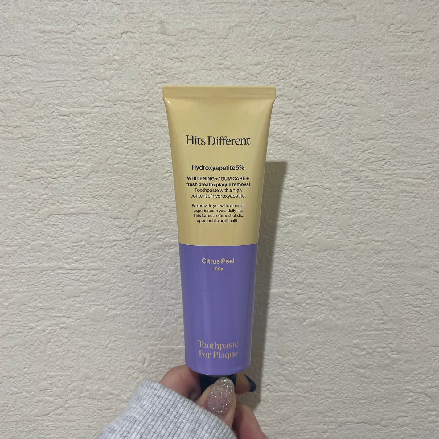 ヒッツディファレント トゥースペースト フォー プラーク/Hits Different/歯磨き粉を使ったクチコミ(1枚目)