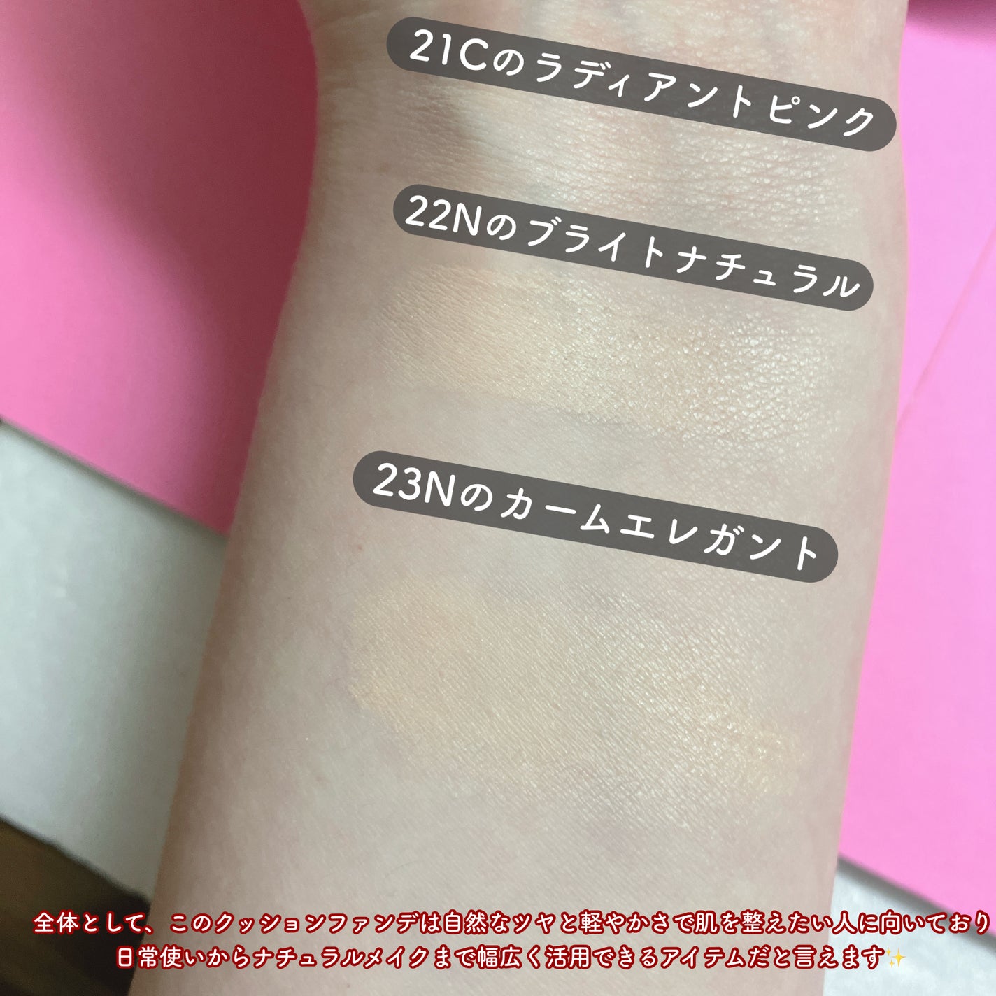 エティナ メッシュエアネス ナチュラルグロウ クッション/ETINNA/クッションファンデーションを使ったクチコミ(5枚目)