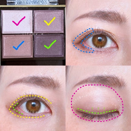 スキニーリッチシャドウ/excel/アイシャドウパレットを使ったクチコミ(2枚目)